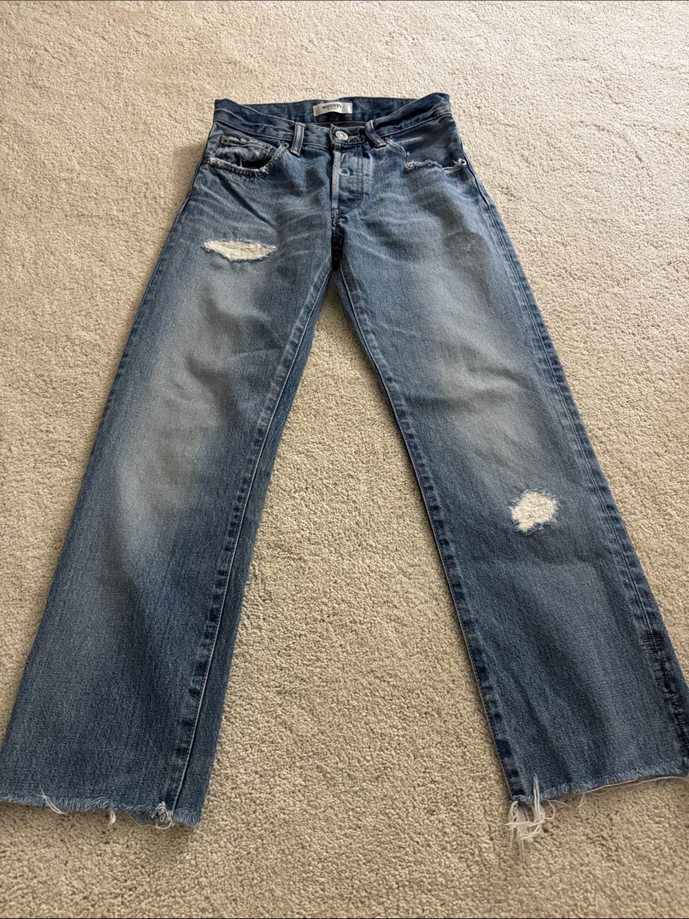Moussy vintage Distressed Jeans sz 24 - Blue Wash